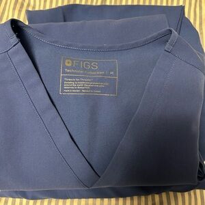 Figs blue set of jogger scrubs